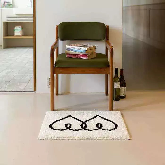 Kordelva Solid-Color Flocked Indoor Accent Rug - product image 3
