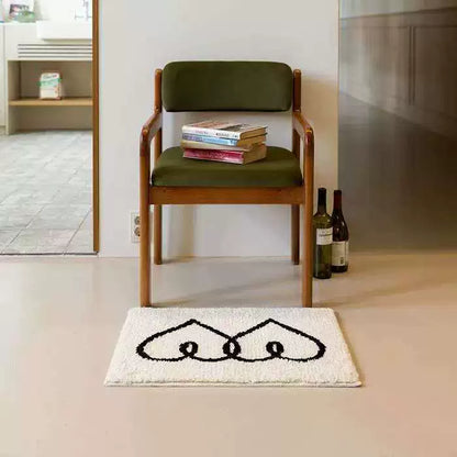 Kordelva Solid-Color Flocked Indoor Accent Rug - product image 3