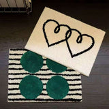 Kordelva Solid-Color Flocked Indoor Accent Rug - product image 1